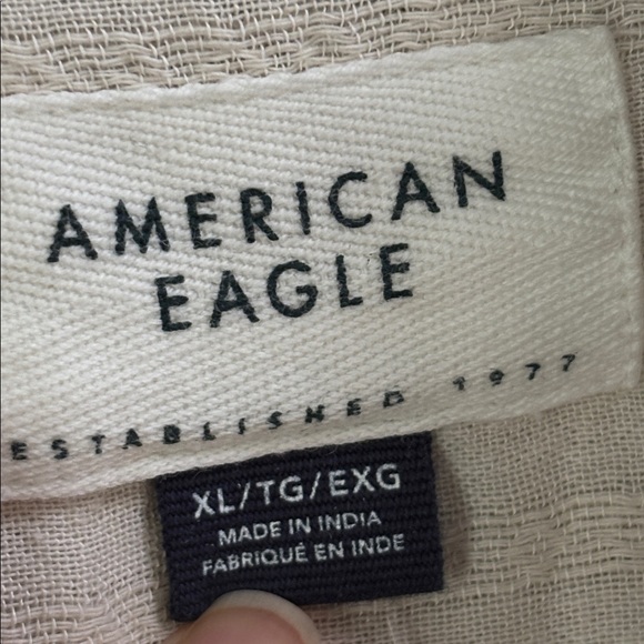 AE Perfect Button Up Long Sleeve Shirt - Picture 8 of 14